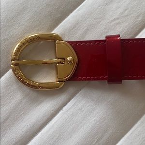 Louis Vuitton Red Belt 90cm